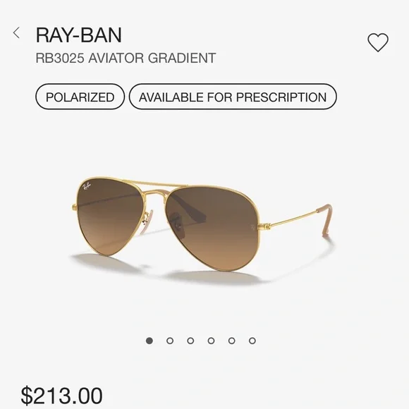 RAY-BAN RB3025 AVIATOR GRADIENT gold (includes case) Amazon.com: Ray-Ban RB3025 AVIATOR CLASSIC Pilot Shaped Non  main image 3